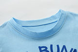 Easter Day Gift for Toddler Boy Baby Girl Tractor Loving Bunny T-Shirt — design detail