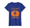PDUS32 I Don't Spook I Sparkle Funny Halloween I Don't Spook I Sparkle Funny Halloween Girl Witch Pumpkin T-Shirt - size