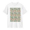 LIXLZH Lovely Cartoon Cats Print Softness Short Sleeve T-Shirt Crew Neck T-Shirts Everyday Casual Wear Gym Sessions White - size chart