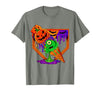 Ice Cream Drip Baseball Home Plate Halloween Tee Funny Halloween Baseball Ice Cream Drip Boys Girls Youth T-Shirt - size