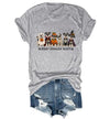 WQFQW Spooky Schnauzer Society Halloween Shirt Terrifying Halloween T-Shirt - size chart