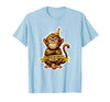 Mademark Sober Monkey Wild Life Sobriety Design T-Shirt - Men - size chart