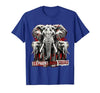 Mademark Elephant Mom Squad Cute Wildlife Design T-Shirt - Men - size chart