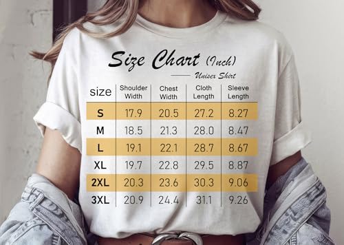 Niaday Fall Horse Shirt Men Women Graphic Short Sleeve T-Shirt Tee, Fall Season Horses Horse Lover Shirt - size chart