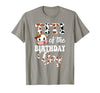 Titi of The Birthday Boy Cow Farm 1St Birthday Boy T-Shirt - size chart