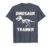 Dinosaur Trainer Costume Halloween Dino Skeleton T-Shirt - size chart