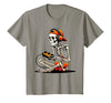halloween skeleton shirts for teen boys men kids Halloween Skeleton Gamer Video Gaming Funny Gaming Skeleton T-Shirt - size