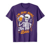 Boos Halloween Costume Cute skeleton I'm Just Here for The Boos Halloween Costume Skeleton Cute T-Shirt - size chart
