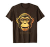 Mademark Stay Curious Stay Wild Monkey Graphic Design T-Shirt - Men - size chart