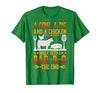 Cow A Pig And A Chicken gift idea A Cow A Pig and A Chicken Walk Into A BBQ The End Barbecue T-Shirt - size chart