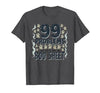 Mademark Ghost & Spirits - Ghost (99 Problems All) T-Shirt - size chart