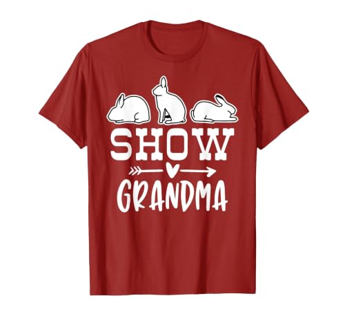 Show Rabbit Grandma T-Shirt — design detail