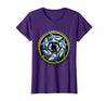 Mademark Shark Spiral Vortex School of Sharks Design T-Shirt - size chart