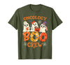 Oncology Boo Crew Funny Ghost Halloween Spooky Costume Nurse T-Shirt - size chart
