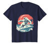 Sea Ocean Animal Art Polar Bear Ocean Sea Animal Surfing Ocean Sea Polar Bear T-Shirt - size chart