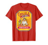 Cholula Hot Sauce Bottle Lable Casual Costume Foodies T-Shirt - size chart