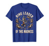 Mademark Ring Leader Of This Madness Circus Monkey Design T-Shirt - Men - size chart