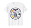 Mademark Ghost & Spirits - Ghost (99 Problems All) T-Shirt - size chart