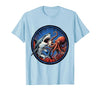 Mademark Shark vs Octopus Epic Underwater Showdown T-Shirt - size chart