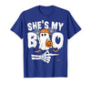 Funny Couples Halloween Matching Couple Outfits He's My Boo Matching Couple Halloween Couples She's My Boo T-Shirt - size