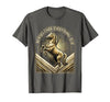 Mademark Horses Over Everything Equestrian Design T-Shirt - Men - size chart