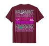 ER Nurse Halloween Pumpkin Emergency Department Spooky Emergency Department Ghost ER Nurse Halloween T-Shirt - size chart