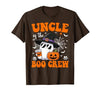 Halloween Family Matching Costume Boo Ghost Tee. Uncle Boo Crew Groovy Ghost Matching Family Halloween T-Shirt - size chart