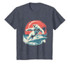 Sea Ocean Animal Art Polar Bear Ocean Sea Animal Surfing Ocean Sea Polar Bear T-Shirt - size chart