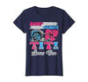 Gender Reveal Family Matching Burnouts or Bows Titi Loves You Gender Reveal Party T-Shirt - size chart