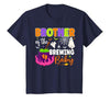Halloween Baby Shower Brewing Baby Family Matching Brother of Brewing Baby Halloween Theme Baby Shower Spooky T-Shirt - size