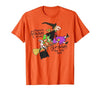 Funny Teacher Witch Tee Shirt There's Room On My Broom for You Too Teacher T-Shirt - size chart