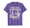 Halloween Costume For Doctor I've Got Your Back I've Got Your Back Halloween Skeleton Doctor Costume T-Shirt - size chart