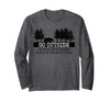 Nature Lover, Hiking Lover, Camping Lover Gifts Go Outside Worst Case Scenario Bear Long Sleeve T-Shirt - size chart