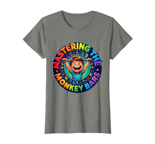 Mademark Mastering the Monkey Bars First Day of Kindergarten T-Shirt - Women - size chart