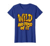 Mademark Wild and Proud of It Monkey Graphic Design T-Shirt - Women - size chart