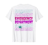 ER Nurse Halloween Pumpkin Emergency Department Spooky Emergency Department Ghost ER Nurse Halloween T-Shirt - size chart