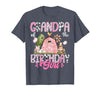 Famer Pink Cow Birthday Matching Tees Grandpa of The Birthday Girl 1St Birthday Pink Cow Farm T-Shirt - size chart