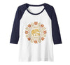 Mademark Mother Elephant Nudging Newborn Calf Maternity Raglan Baseball Tee - Women - size chart