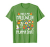 Halloween Shirts Costume Women Men Kids Pajama This is My Halloween Pajama Shirt Pumpkin Witch Skeleton T-Shirt - size chart