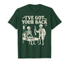 Halloween Costume For Doctor I've Got Your Back I've Got Your Back Halloween Skeleton Doctor Costume T-Shirt - size chart