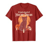 funny Halloween shirt It's Just A Bunch of Hocus Pocus Funny Cat T-Shirt - size chart