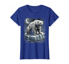Mademark Polar Bear Lone Ice Floe Drifting Arctic Design T-Shirt - size chart