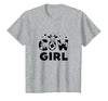 Mademark Cow Girl Moo-tiful Cows For Women Farm Lover Gift T-Shirt - size chart