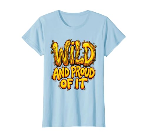 Mademark Wild and Proud of It Monkey Graphic Design T-Shirt - Women - size chart
