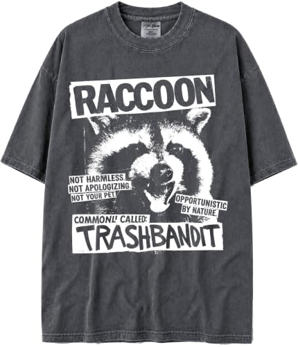 BABATEES U.S.A. MAX-Heavyweight Punk Rock Animals Shaka Wear Oversized 7.5oz Cotton Tshirt - size chart