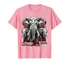 Mademark Elephant Mom Squad Cute Wildlife Design T-Shirt - Men - size chart