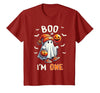 Halloween Boo I'm First 1st Birthday Boy Boo I'm One Ghost 1st Birthday Halloween Boy Kids Groovy T-Shirt - size chart