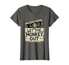 Mademark Let the Monkey Out Wild Primate Graphic Design T-Shirt - Women - size chart