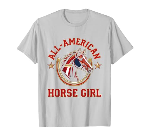 Mademark All-American Horse Girl Bold Varsity Horse Design T-Shirt - Men - size chart