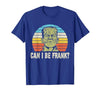 Can I Bee Frank Halloween Halloween Tee Can I be Frank? Funny Horror Frankenstein Tee T-Shirt - size chart